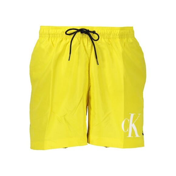 Calvin Klein Giallo Recycled Polyester Men's Swim Men's Boxer